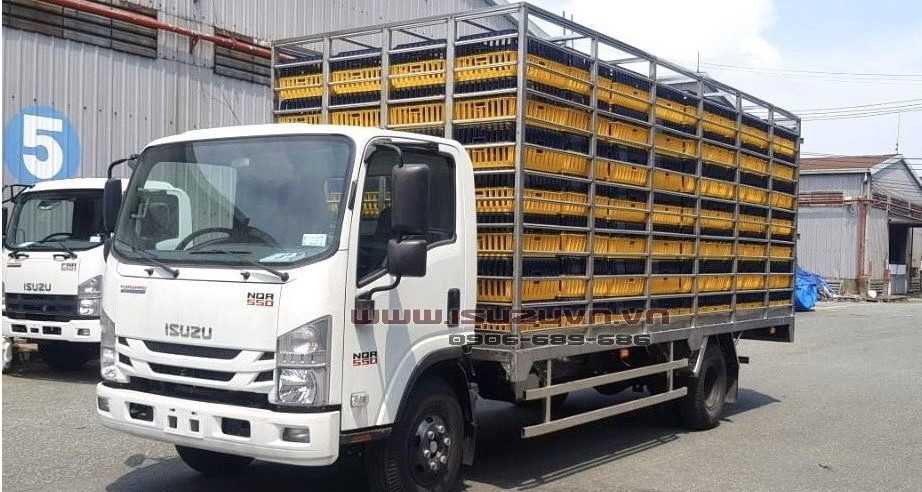NQR75ME4__Xe chở gia cầm gà chở lồng gà 1 - Copy