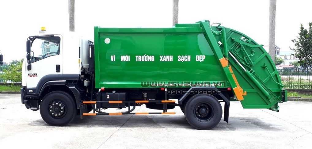 XE ÉP RÁC 15M3 (CÀNG GẮP) - ISUZU FVR34LE4 (3) - Copy - Copy