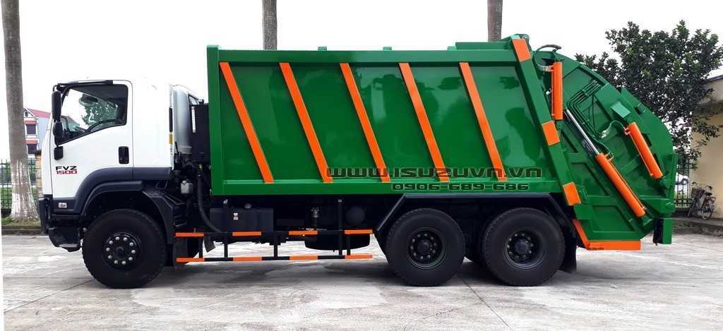 XE ÉP RÁC 22M3 (GẦU XÚC) - ISUZU FVZ34QE4 (2) - Copy - Copy